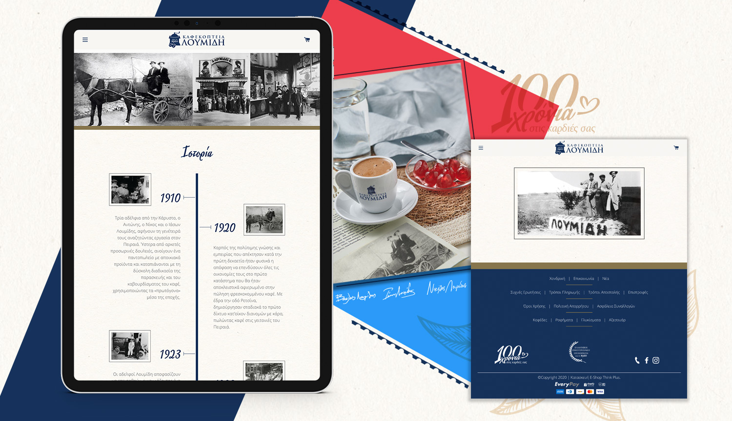 kataskevi shopify eshop kafekopteia loumidi istoria
