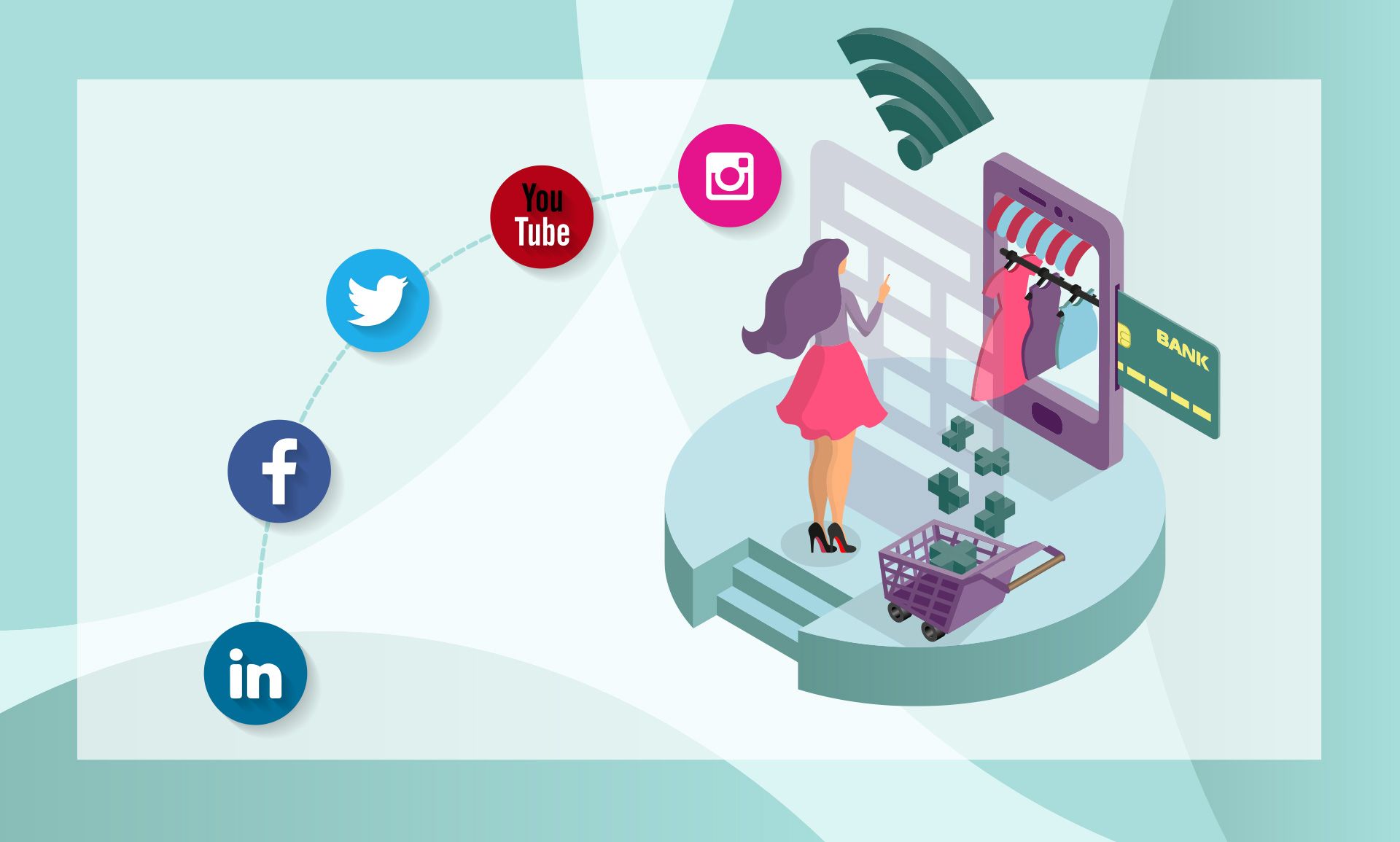 social media tips ecommerce graphic