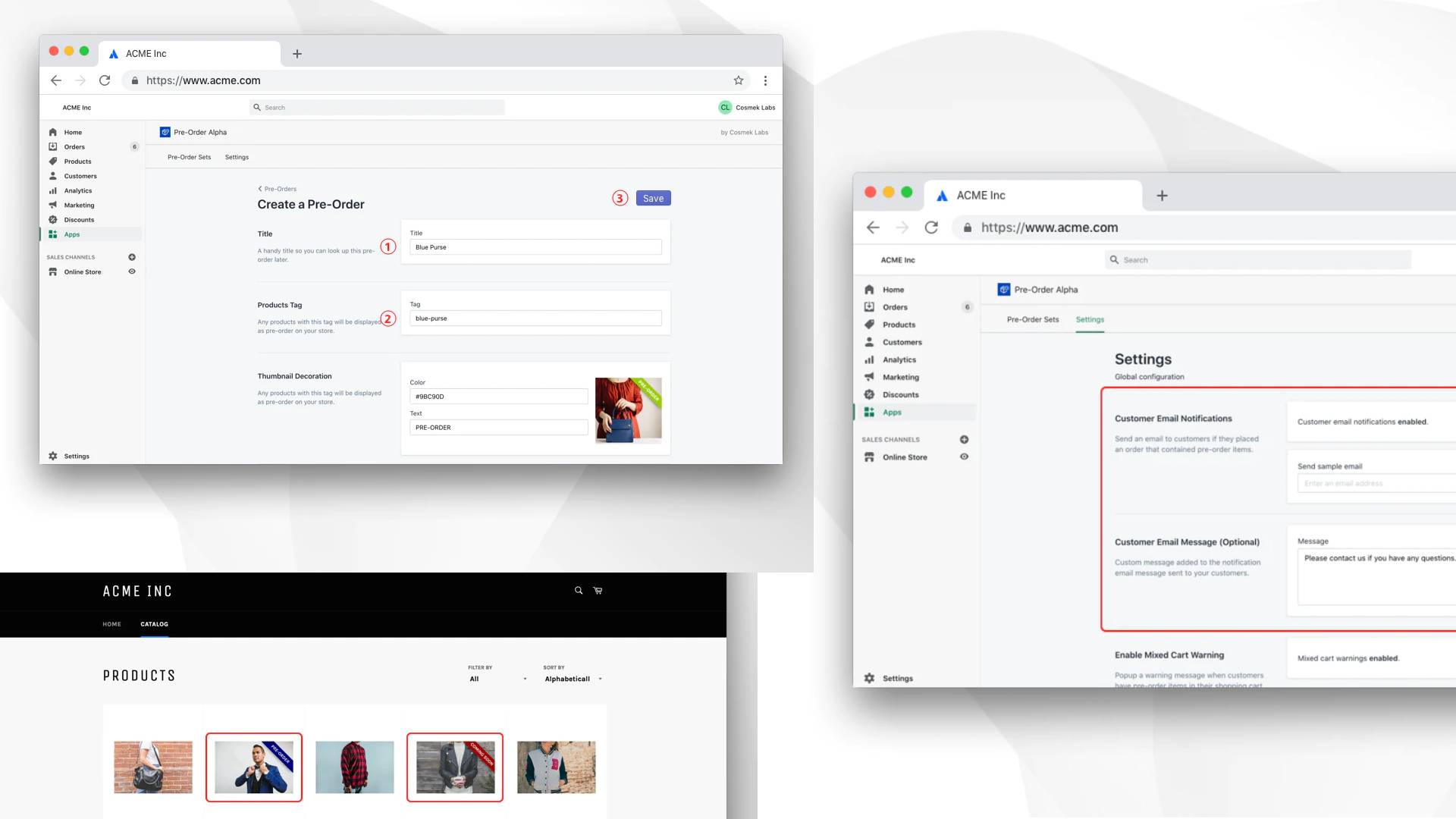 shopify app - preorder alpha
