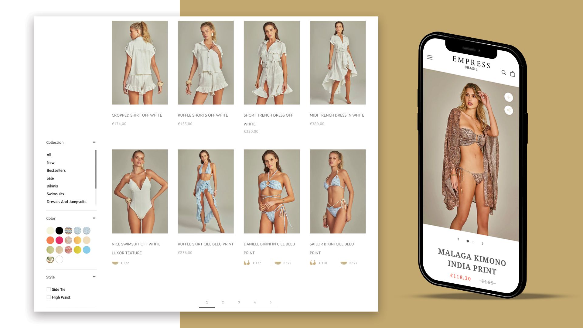 Empress Shopify e-shop