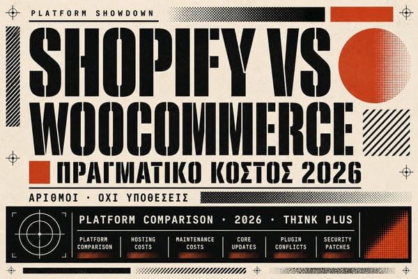 Σύγκριση κόστους shopify vs woocommerce